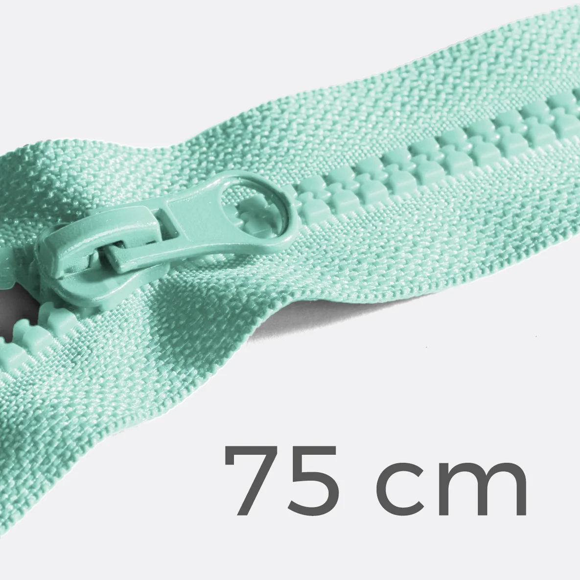 Reißverschluss teilbar 75cm Mint D871