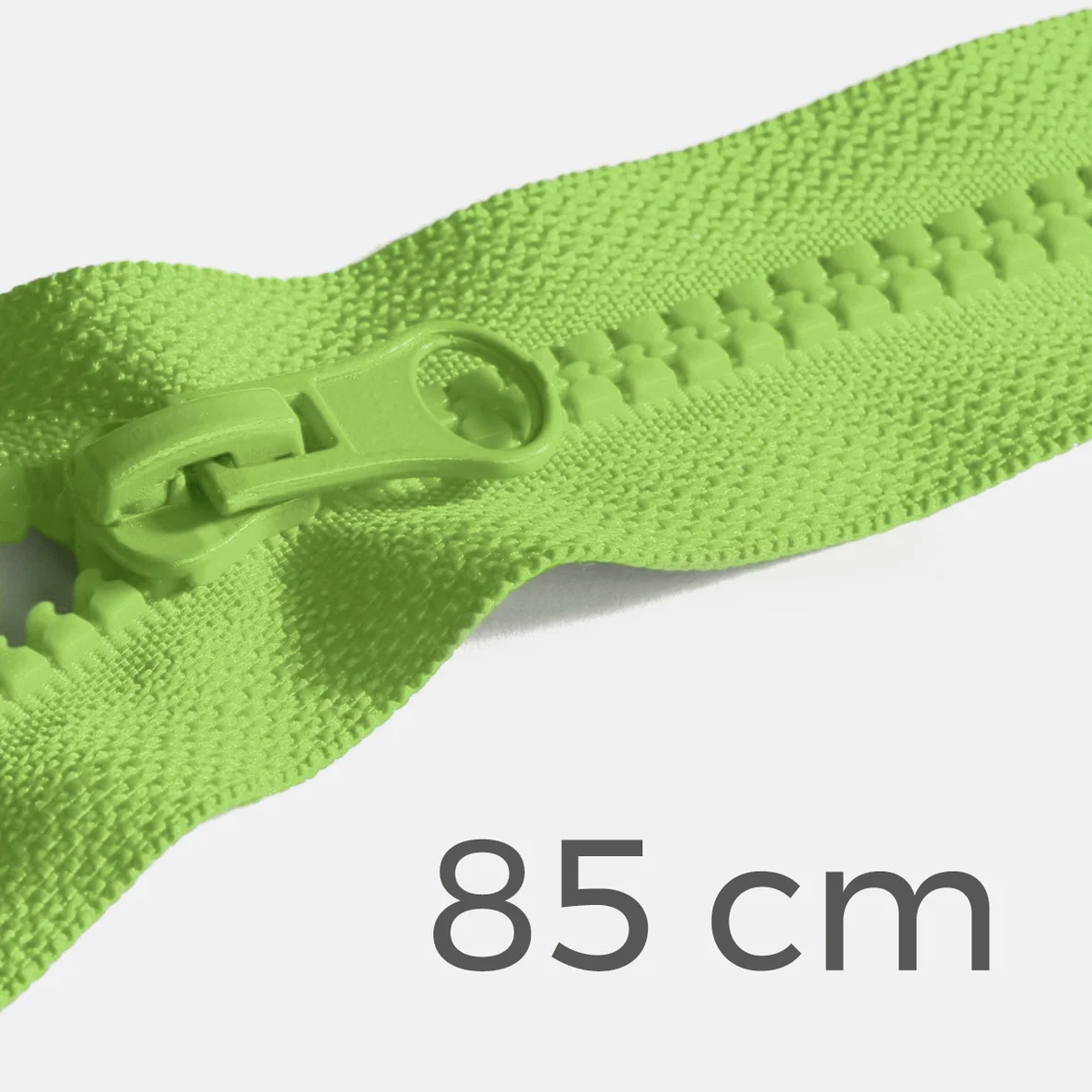 Reißverschluss teilbar 85cm Neongrün D872