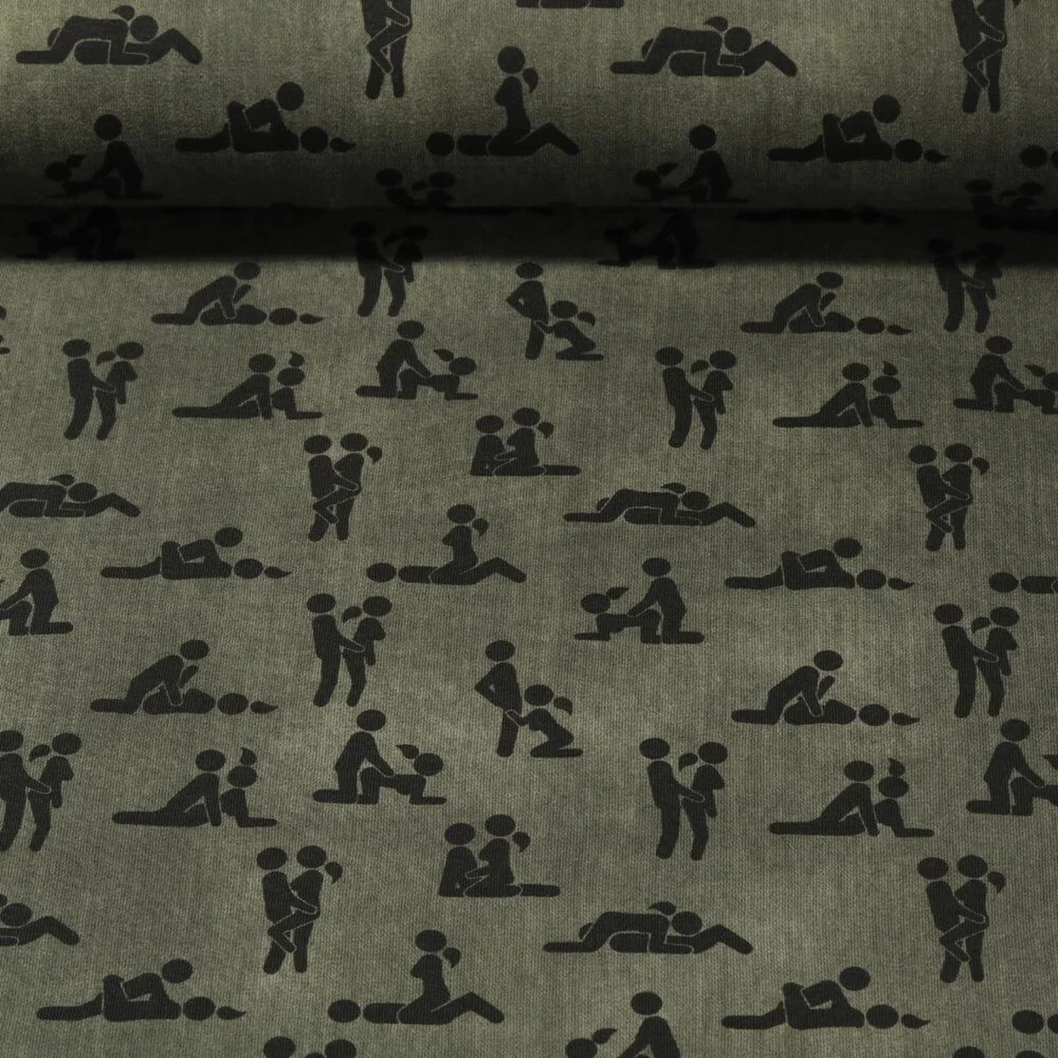 Baumwolljersey Kamasutra Army