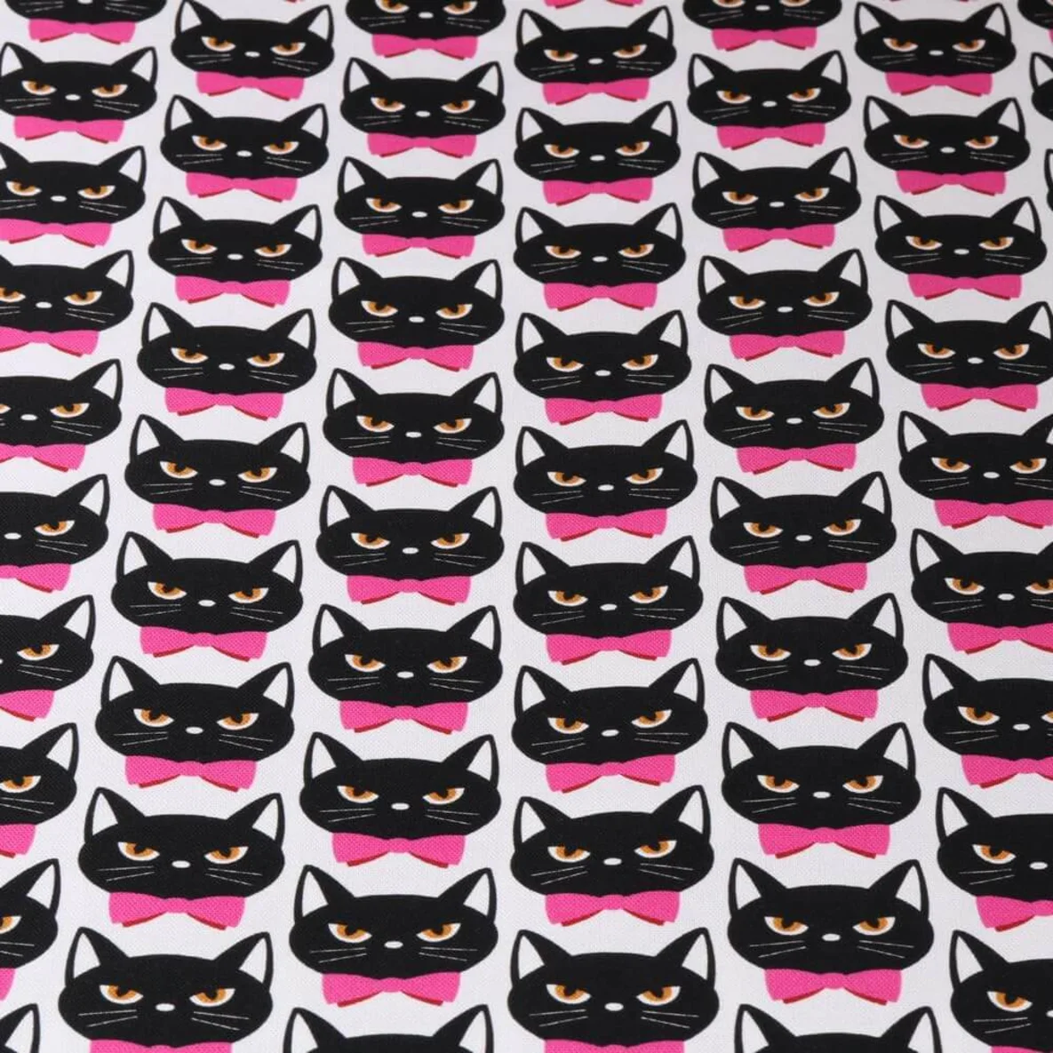 Bio Canvas "Meow" Weiß