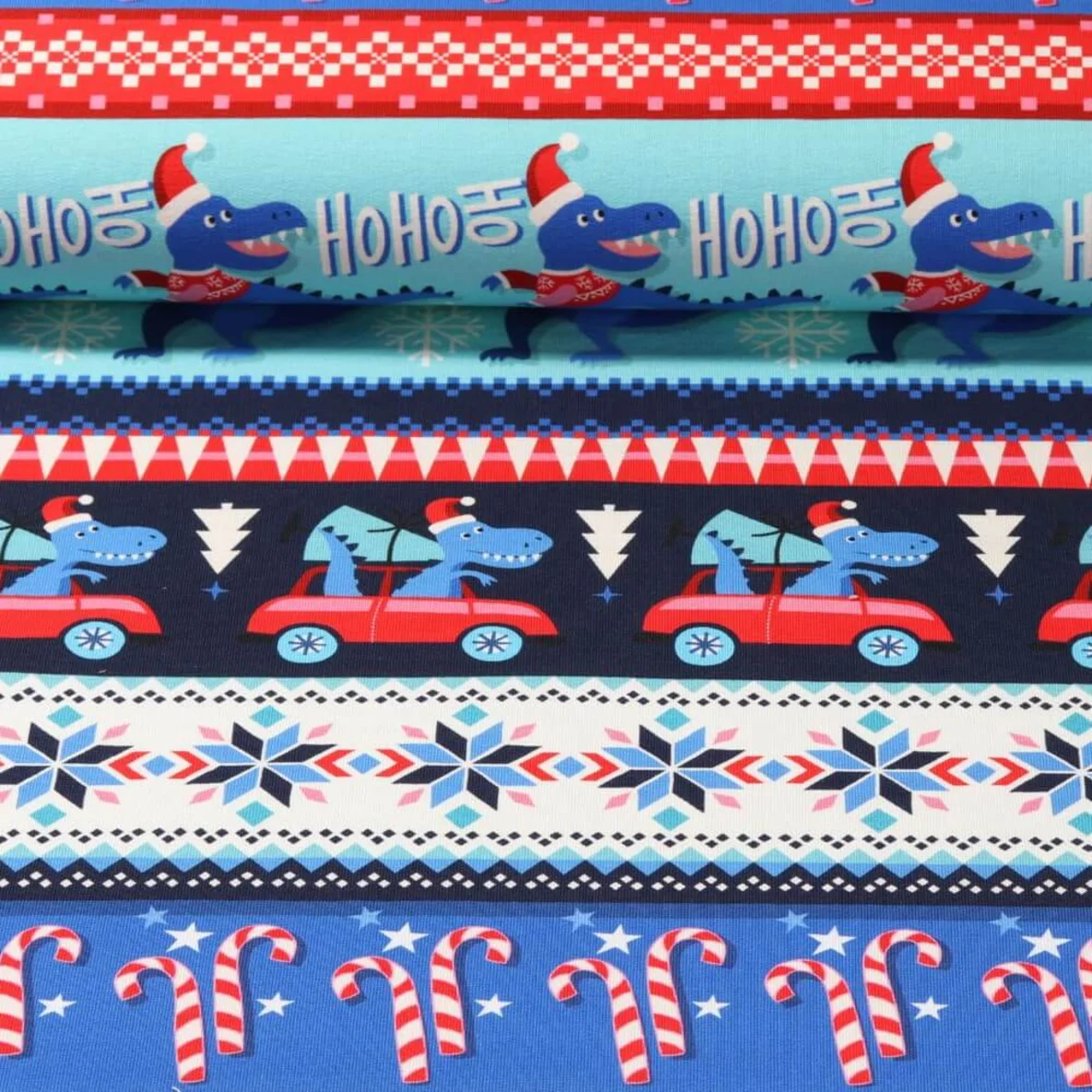 Bio-Jersey "Happy Rexmas" Blau