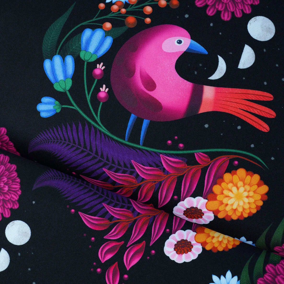 Performance Jersey "Lunar Bird" Schwarz