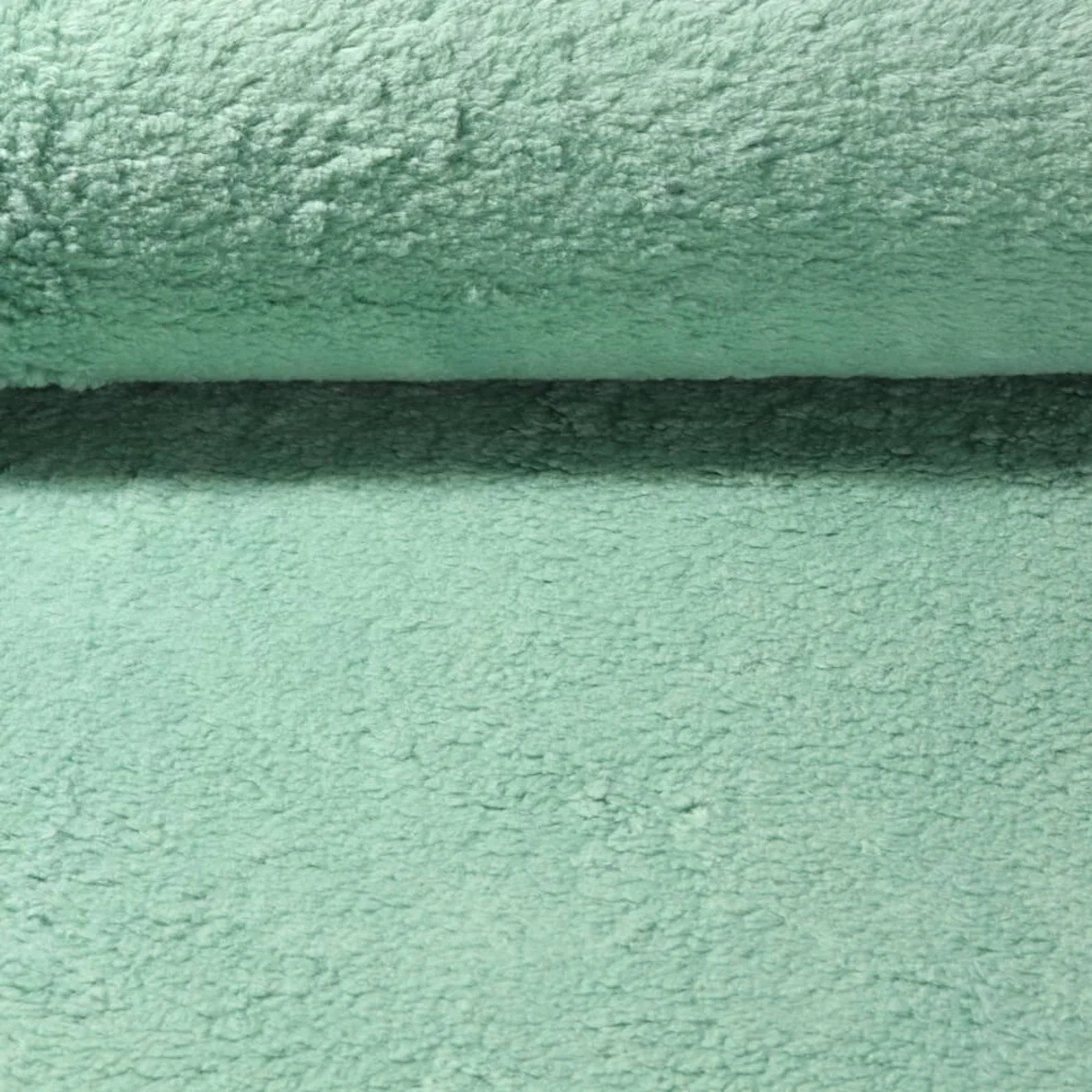 Teddyfleece Uni Grün