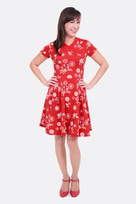 Schnittmuster Sakterkleid aus Jersey mit Videoanleitung selber nähen