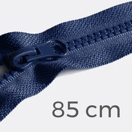 Jacken Reissverschluss teilbar 85 cm marine