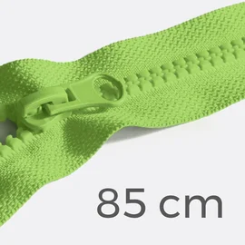 Reißverschluss teilbar 85cm Neongrün D872