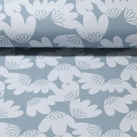 Softshell-Blüten-Hellblau
