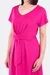 Nähanleitung Damenkleid Viskosejersey sommerlich mit Knoten DIY
