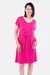 Schnittmuster Damenkleid Viskosejersey pink selbernähen