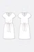 Schnittmuster Sommerkleid mit Knotenband selber nähen