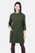 Schnittmuster für A-Linienkleid aus Stretch Jacquard mit Turtleneck nähen