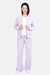 schnittmuster Collegejacke Jerseyhose flieder nähen DIY