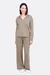 Schnittmuster Lounge-Set aus Modalsweat beige nähen