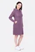 Schnittmuster Damen Sweatkleid aus Waffeljersey selber nähen