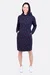 Schnittmuster Sweatkleid Kapuze Raglanärmel nähen