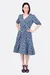 Schnittmuster Ida Kleid aus Viskose Twill zum Selbernähen