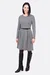 Schnittmuster Damenkleid Eliza mit Hahnentritt Jacquard Jersey