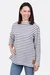 Schnittmuster Sweatshirt maritim Turtleneck Auschnitt nähen
