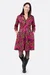 Schnittmuster Blusenkleid Webware Blumenmuster nähen