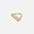 D-Ring mit Steg 40 mm Gold