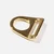 O-Ring mit Steg Taschenzubehoer 25 mm Gold