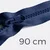 Jacken Reissverschluss teilbar 90 cm marine
