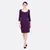 Romanitjersey Lila Etuikleid Macy