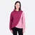Hoodie nähen aus Sweatstoff beere altrosa