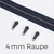 Endlos Reißverschluss gunmetal metallisiert indigo 4 mm Raupe