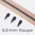 Endlos Reißverschluss gunmetal metallisiert nude 6,5 mm Raupe