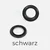 Metall-Ösen, Durchmesser 14mm, schwarz