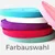 Gummiband Glitzer 25mm Meterware