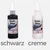 Sockenstopp Antirutsch-Latexmilch, schwarz, creme