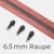 Reißverschluss Gunmetal 6,5mm Altrosa D213 3m lang
