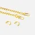 Taschenkette 9 mm Gold