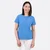 Schnittmuster Damenshirt Baumwolljersey mittelblau