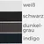 Gurtband 40mm Baumwollmix Soft 3m Länge, Weiß B3/Schwarz B5/Dunkelgrau D306/Indigo D196