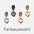 Zipper Herz-Anhänger 4mm Raupe Farbauswahl