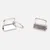 Schlüsselband Rohling 30mm silber