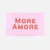 Webetikett "More Amore", 57x38 mm, 1 Stück