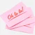 Webetiketten "Oh la la", 57x38 mm, 3 Stück