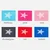 Gurtband Sterne, 40mm, Meterware, Hellblau, Pink, Rosa, Dunkelgrau, Rot, Kobalt