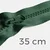 Reißverschluss teilbar 35cm Dunkelgrün D190