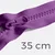 Reißverschluss teilbar 35cm Lila (Mittel) B41