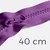 Reißverschluss teilbar 40cm Lila (Mittel) B41