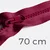 Reißverschluss teilbar 70cm Bordeaux D520