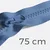 Reißverschluss teilbar 75cm Jeansblau D240