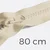 Reißverschluss teilbar 80cm Milchweiß D99