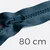 Reißverschluss teilbar 80cm Petrol D103