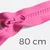 Reißverschluss teilbar 80cm Pink B47